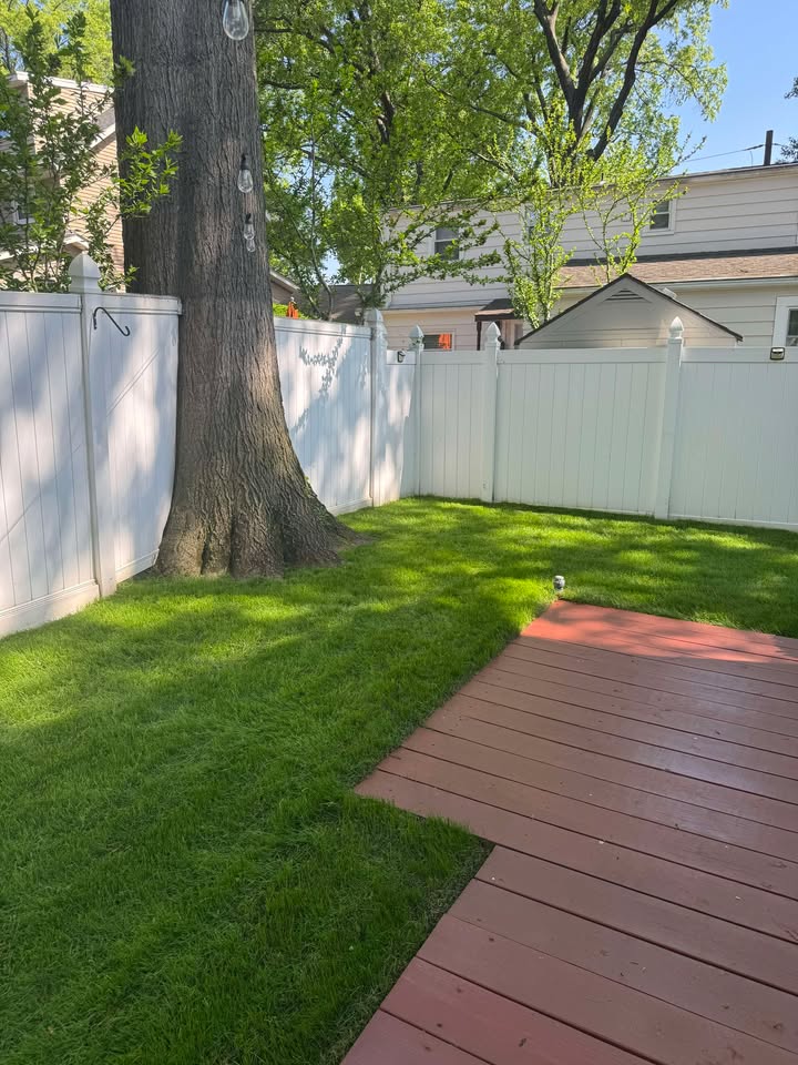 After about 2 months grass is growing through nicely
